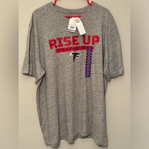 NFL Atlanta Falcons Grey Rise Up XX-large T-shirt